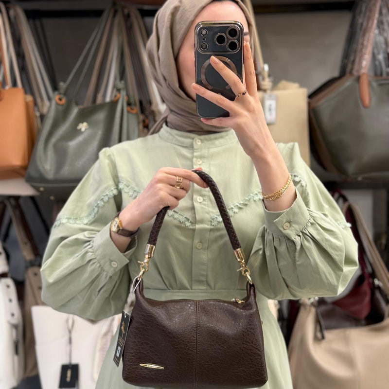 Nas Bag Kadın Mini Omuz ve Çapraz Çanta - 1469 - 37