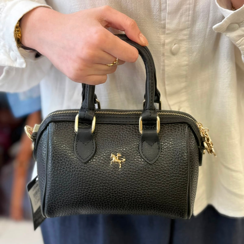 Nas Bag Siyah Lopez Mini Kadın El ve Omuz Çantası – 1475 - 1