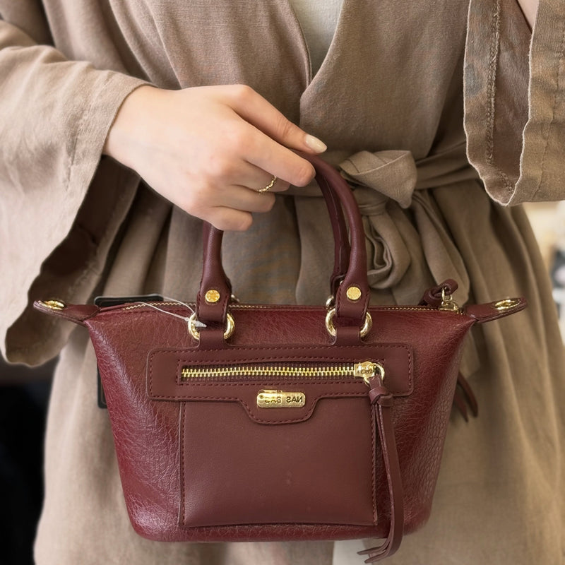 Nas Çanta Özel Tasarım Fermuarlı Ön Cepli Ayarlanabilir Askılı Kadın Omuz Çantası - 1496 - 8