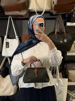 Nas Bag Haki Bölmeli Kadın Kol ve El Çantası - 1516