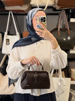 Nas Bag Kahve Bölmeli Kadın Kol ve El Çantası - 1516