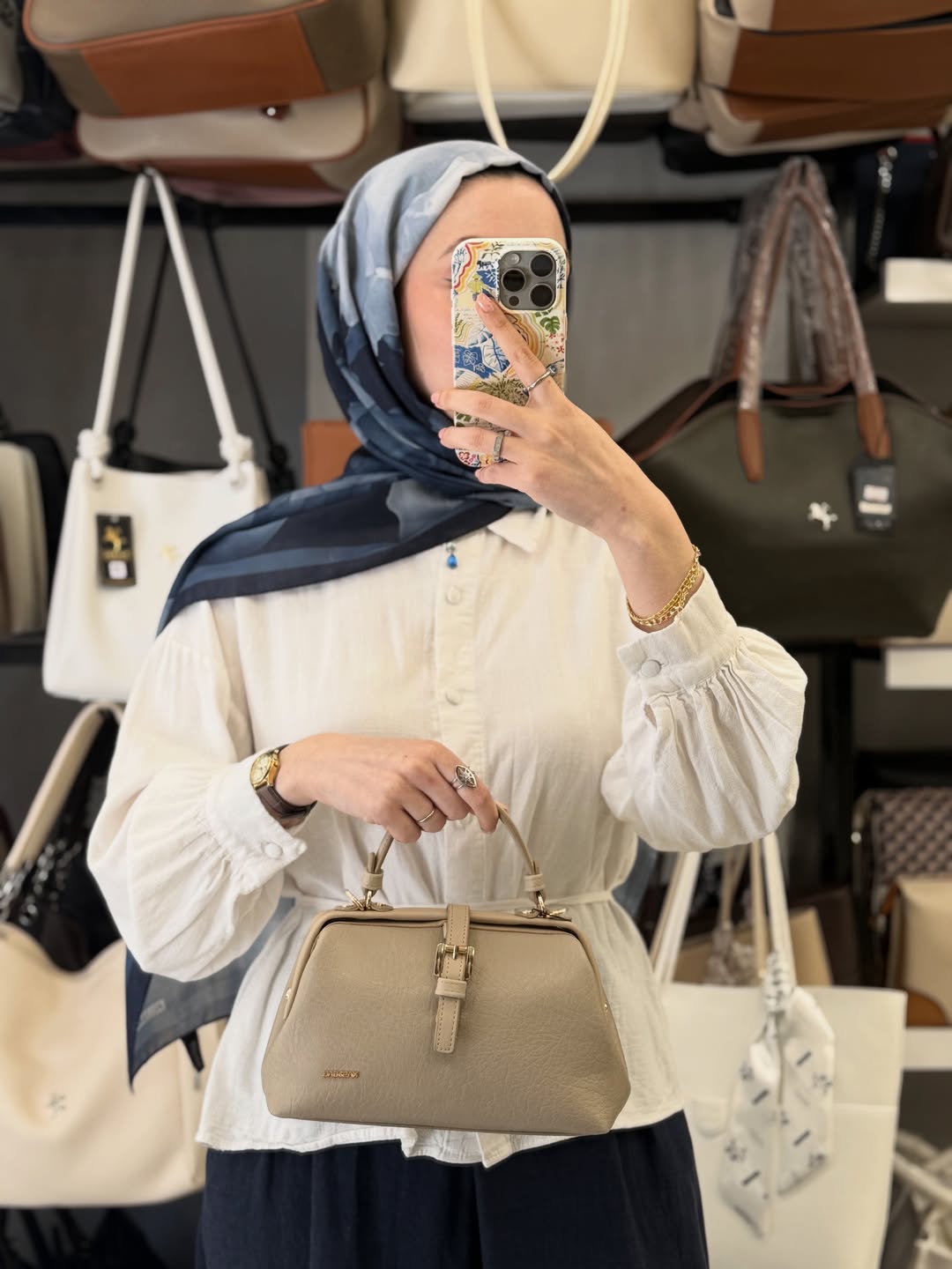Nas Bag Kum Bölmeli Kadın Kol ve El Çantası - 1516