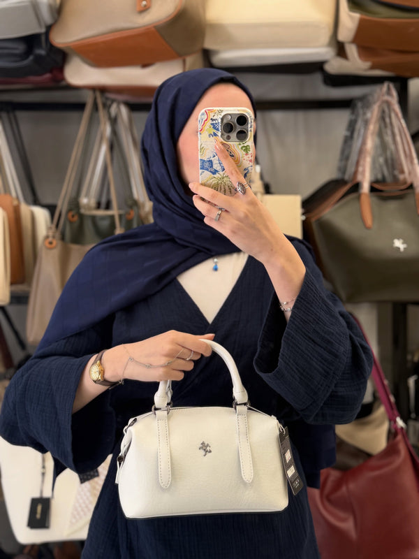 Nas Bag Beyaz Kadın El ve Omuz Çantası - 1521