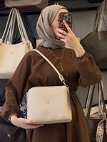 Nas Bag Krem Omuz ve Çapraz Çanta - 1533