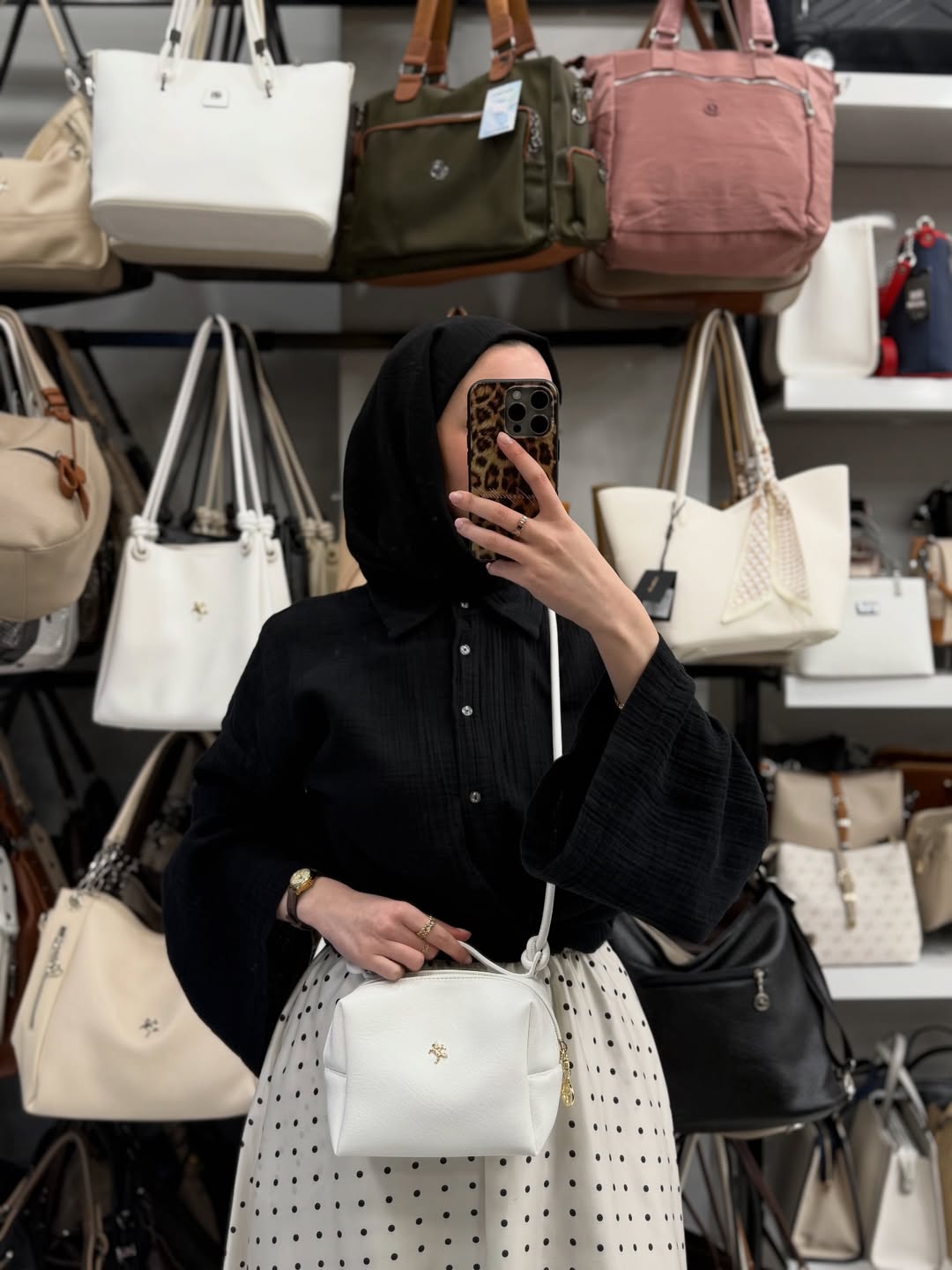Nas Bag Kadın 2 li Set Beyaz Omuz ve Çapraz Çanta - 1524