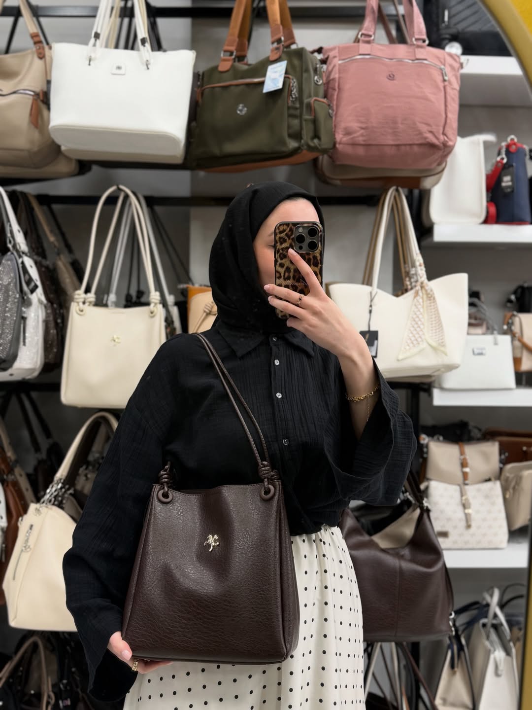 Nas Bag Kadın 2 li Set Kahverengi Omuz ve Çapraz Çanta - 1524