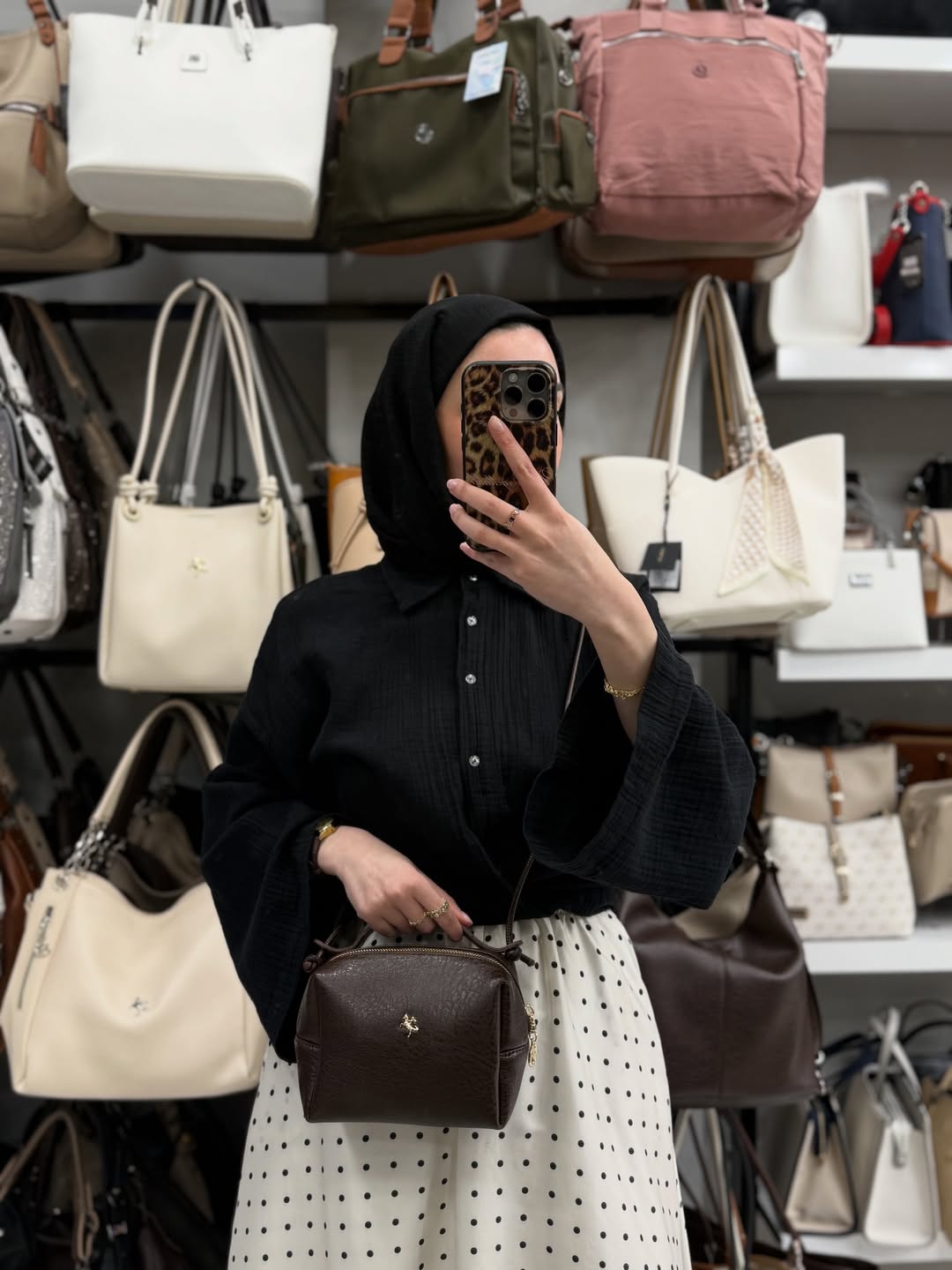 Nas Bag Kadın 2 li Set Kahverengi Omuz ve Çapraz Çanta - 1524
