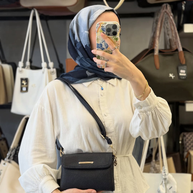 Nas Bag Kadın Çok Bölmeli Mini Omuz Çantası - 1434 - 9
