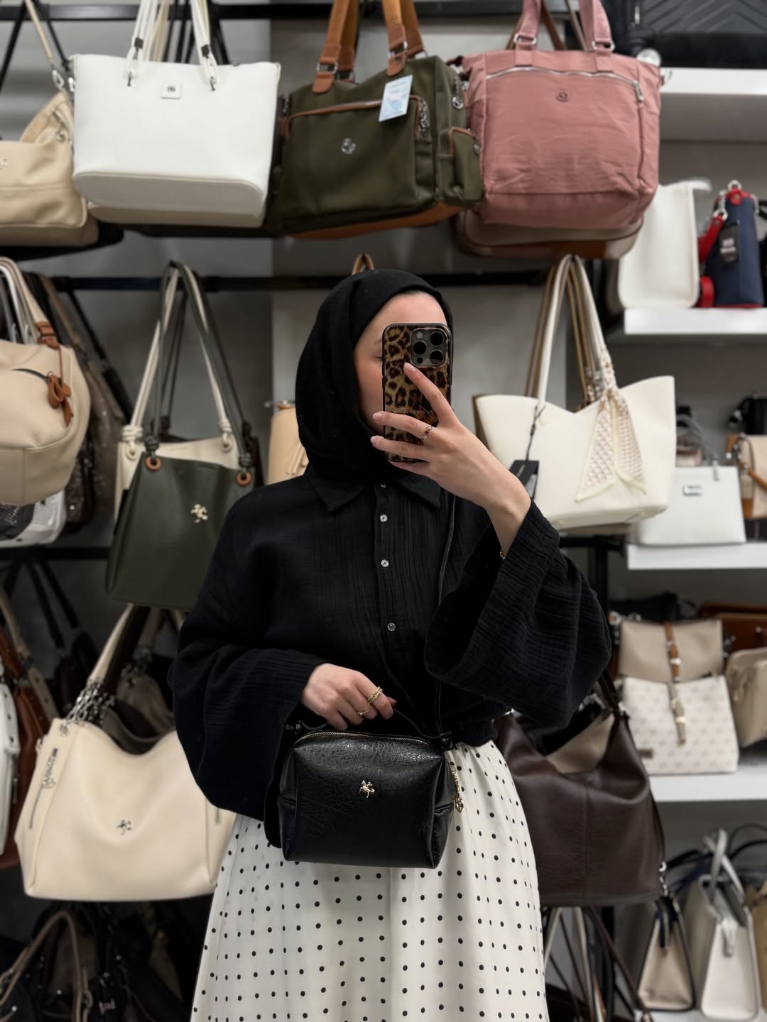 Nas Bag Kadın 2 li Set Siyah Omuz ve Çapraz Çanta - 1524