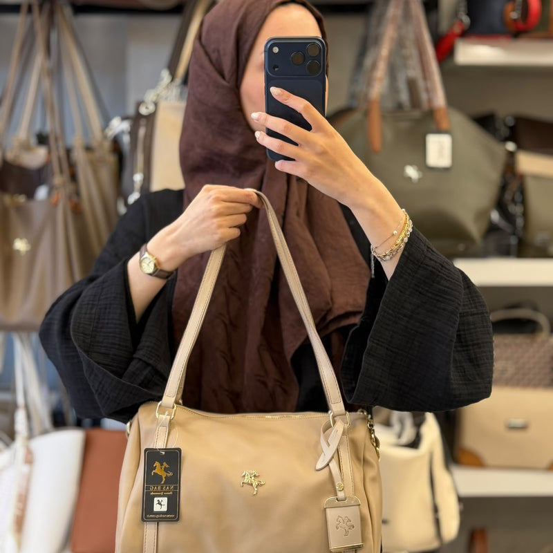 Nas Bag Ultra Soft Kum Calven Omuz Çantası - 1538 - 1