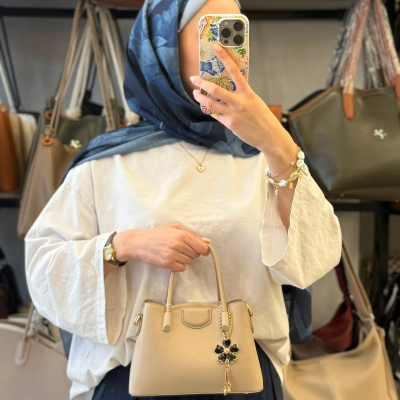 Nas Bag Özel Charmlı Çok Bölmeli El ve Omuz Çantası - 1539 - 18