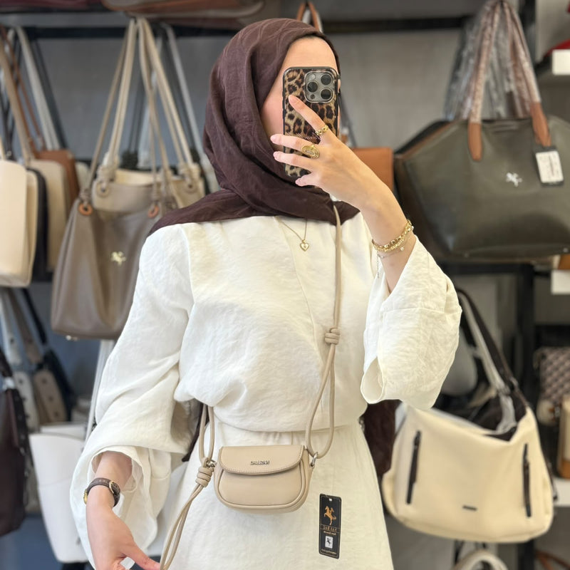 Nas Bag Kum Mini Ayarlanabilir Askılı Çapraz Çanta - 1563
