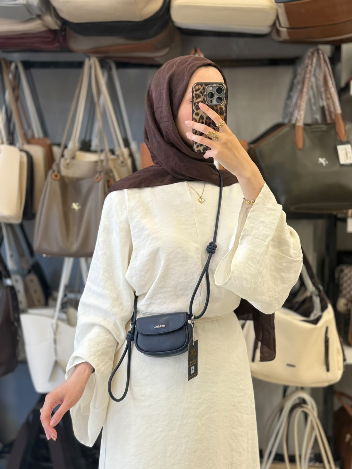 Nas Bag Lacivert Mini Ayarlanabilir Askılı Çapraz Çanta - 1563