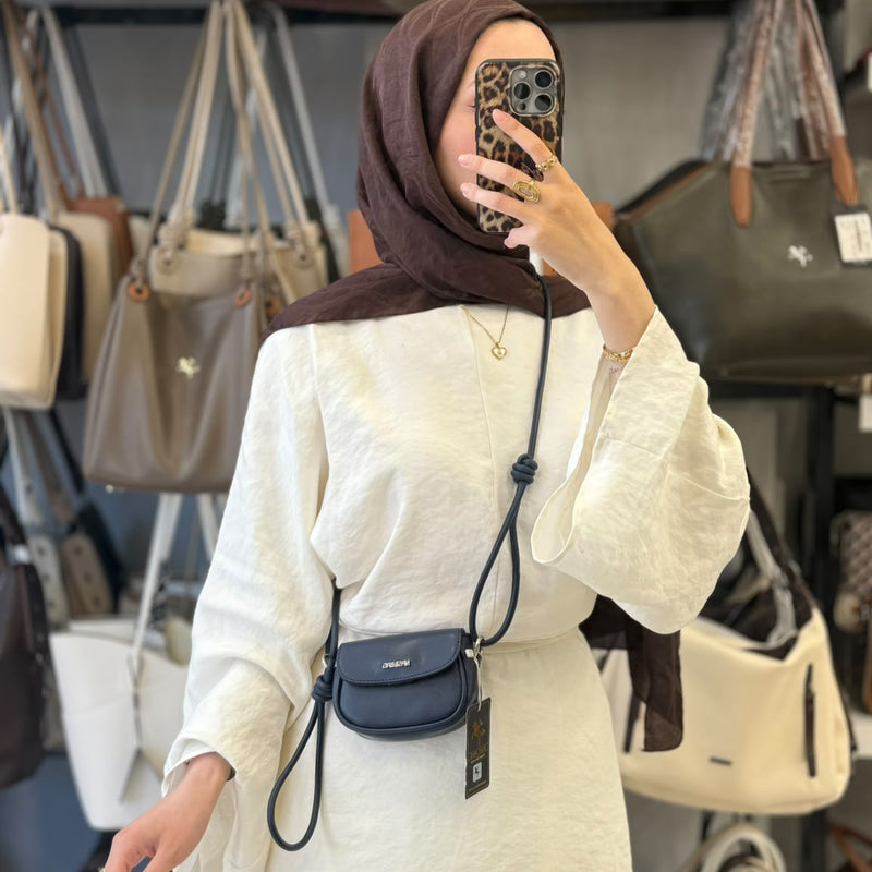 Nas Bag Lacivert Mini Ayarlanabilir Askılı Çapraz Çanta - 1563 - 3