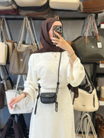 Nas Bag Siyah Mini Ayarlanabilir Askılı Çapraz Çanta - 1563