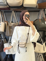 Nas Bag Kum Kahve Mini Ayarlanabilir Askılı Çapraz Çanta - 1563