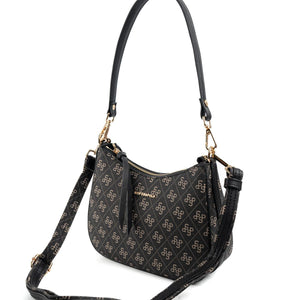 Silver & Polo Füme - Siyah SP1259 Omuz Çantası