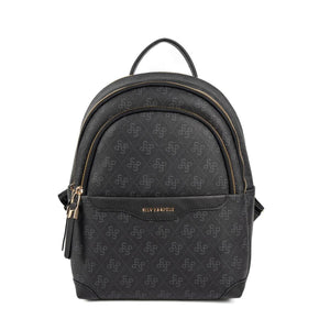 Silver & Polo SP1265 Kadın Sırt Çantası Monogram Siyah