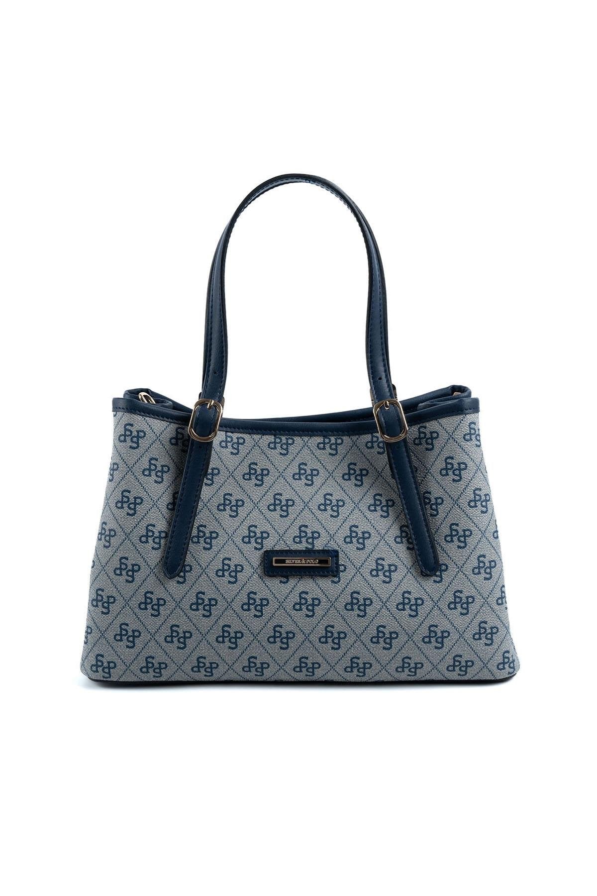 Silver & Polo Gri - Laci SP1252 Kadın El Çantası