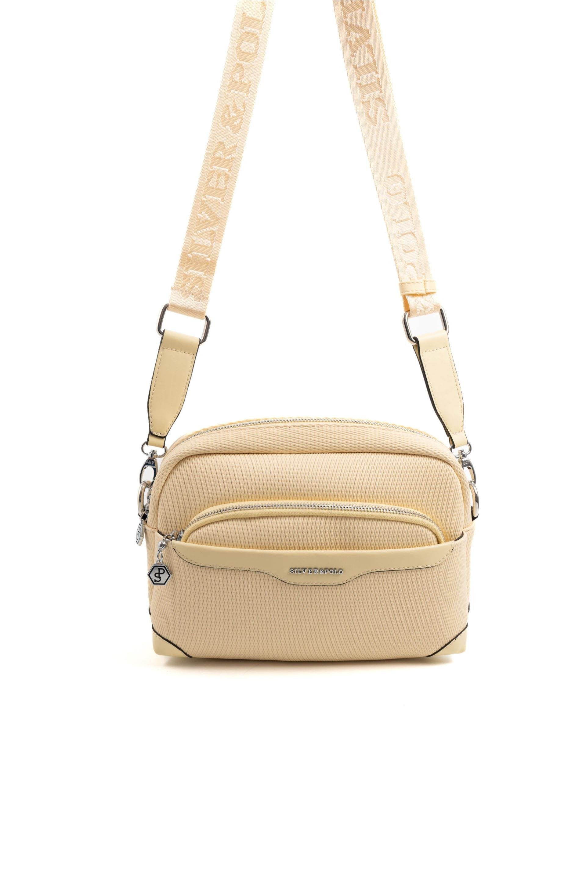 Silver & Polo Sarı SP1201 Kadın Çapraz Çanta