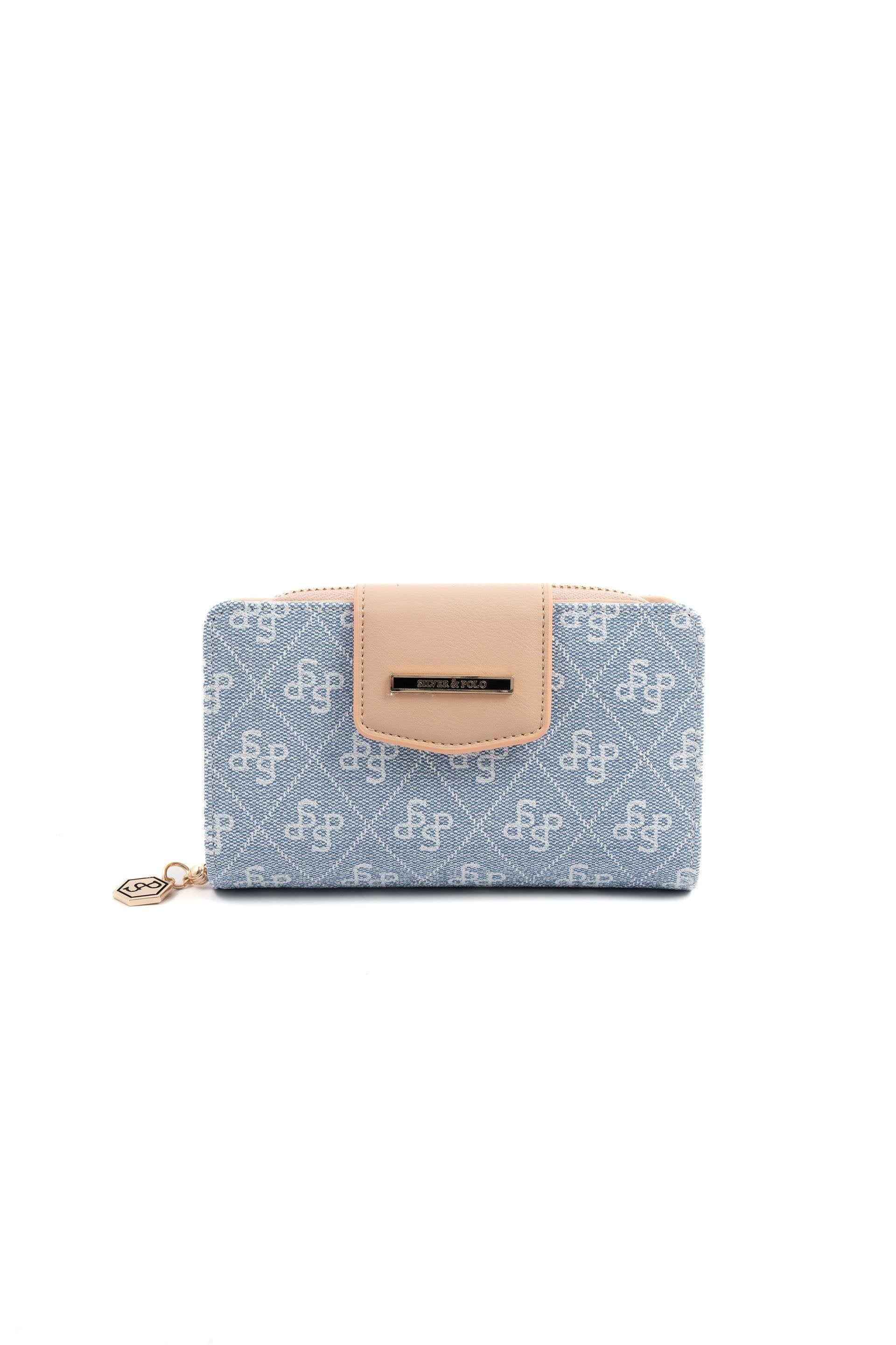 Silver & Polo Mavi - Ten SP1202 Kadın Cüzdan & Kartlık