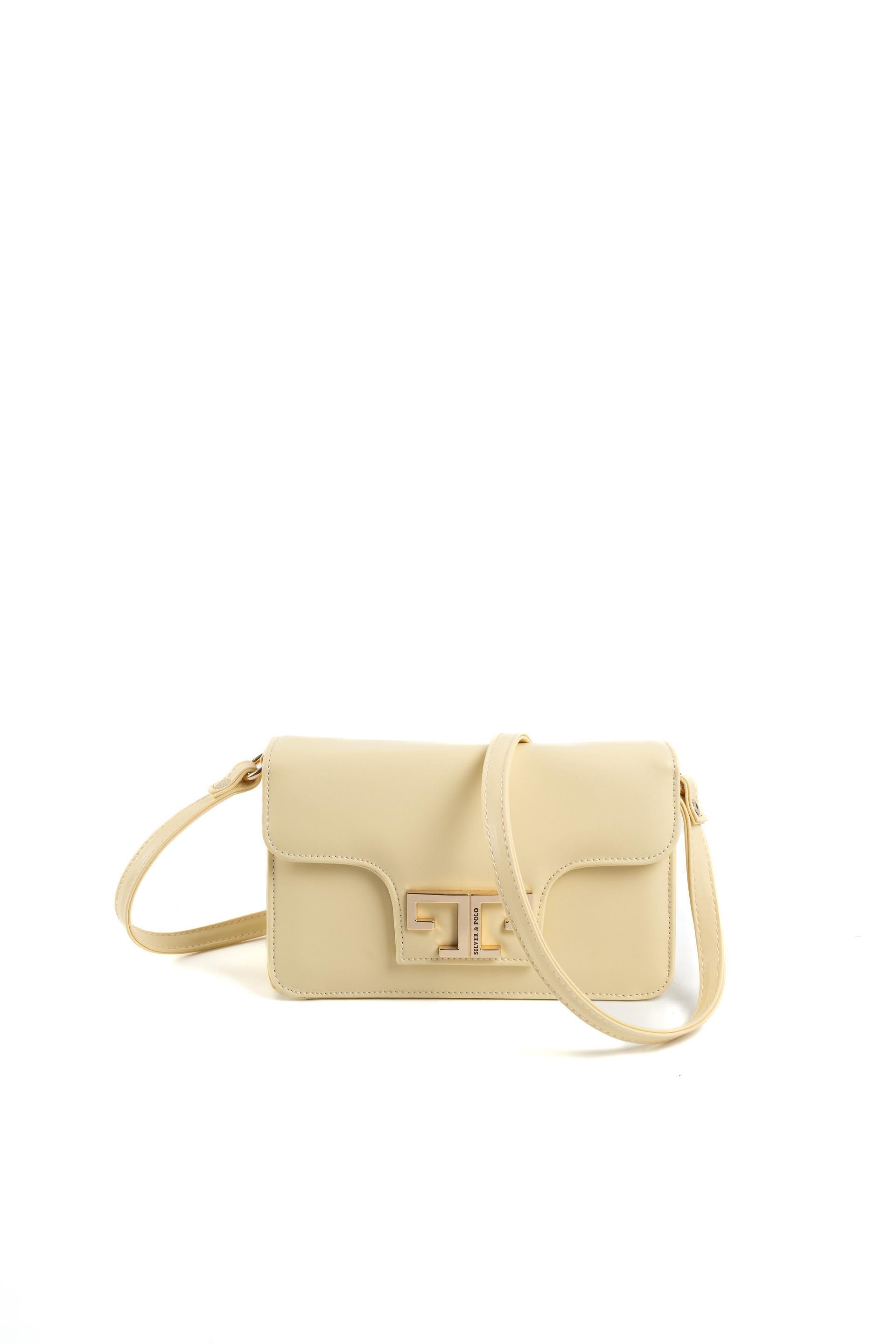 Silver & Polo Sarı SP1170 Kadın Çapraz Çanta