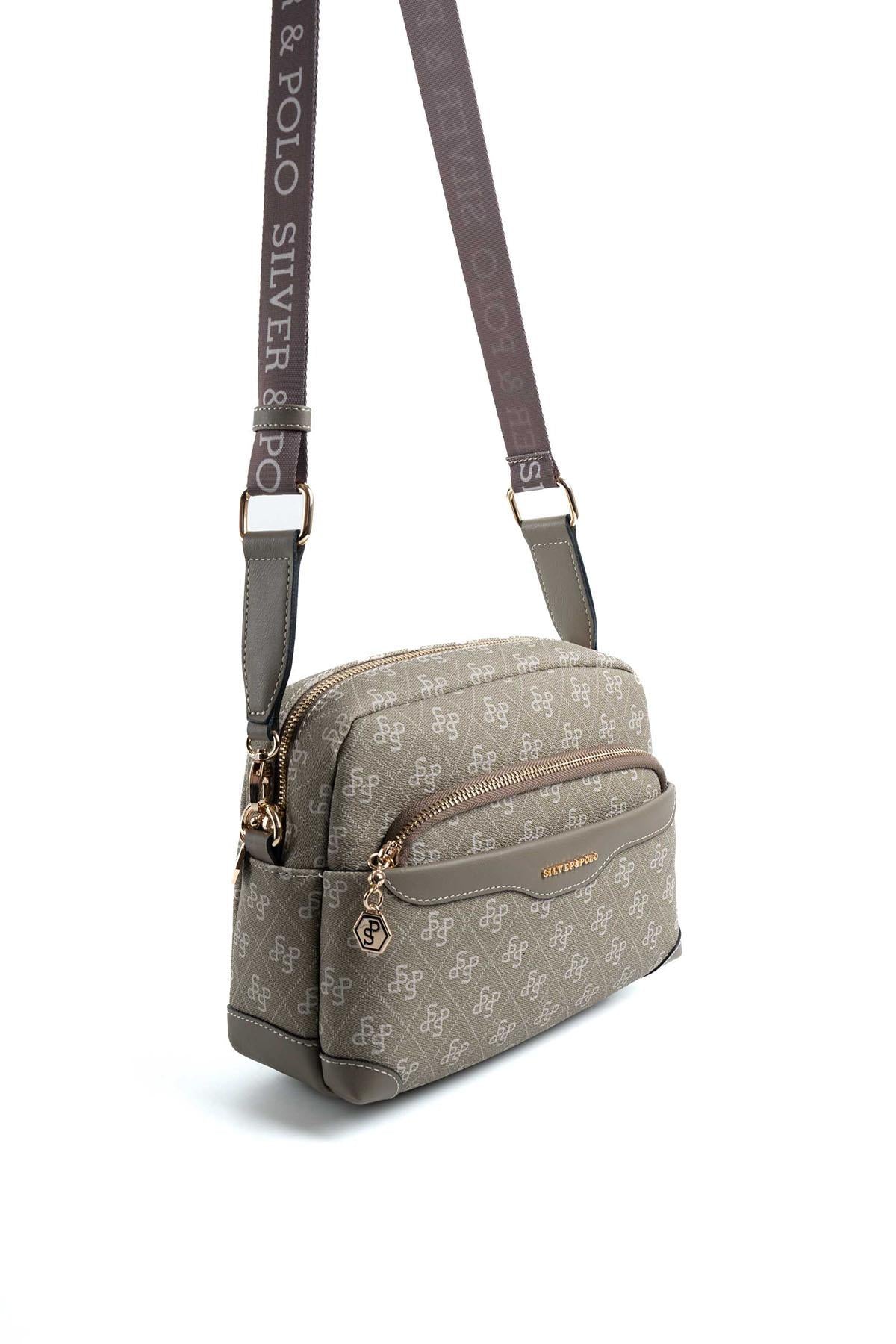 Silver & Polo Yeşil SP1201 Kadın Çapraz Çanta