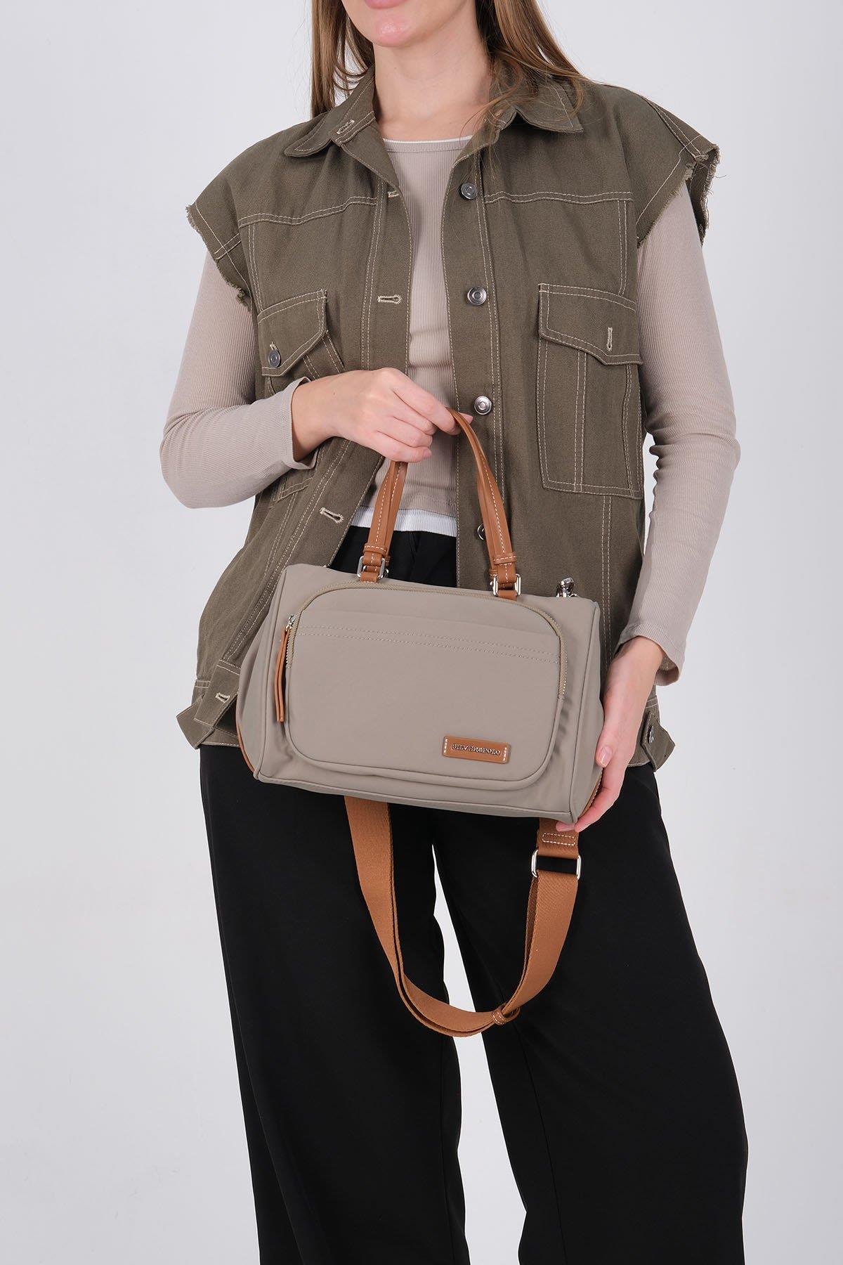 Silver & Polo SP1227 Kadın Omuz Çantası Yeşil-Taba