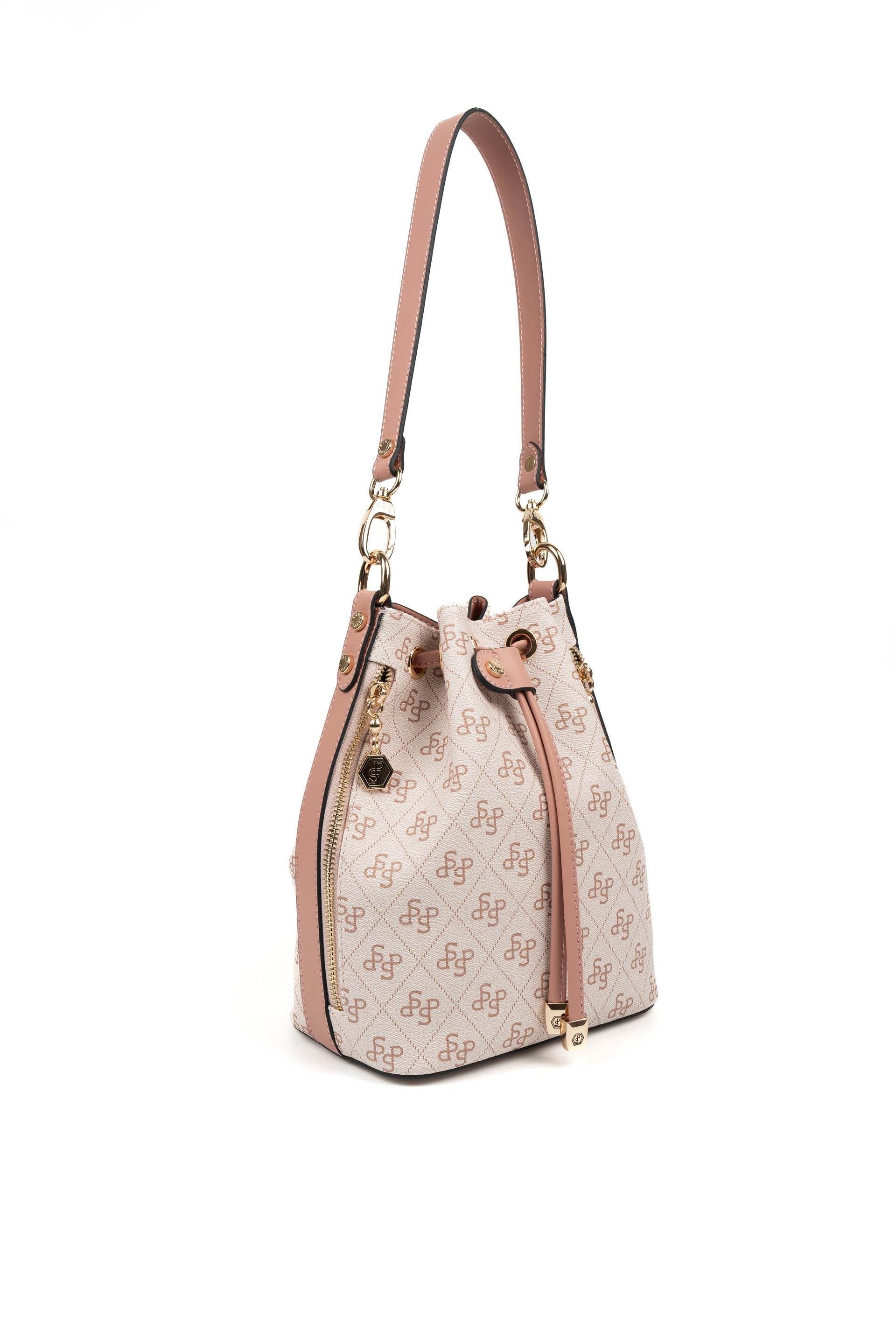 Silver & Polo Pembe - Somon SP1137 Kadın Omuz Çantası