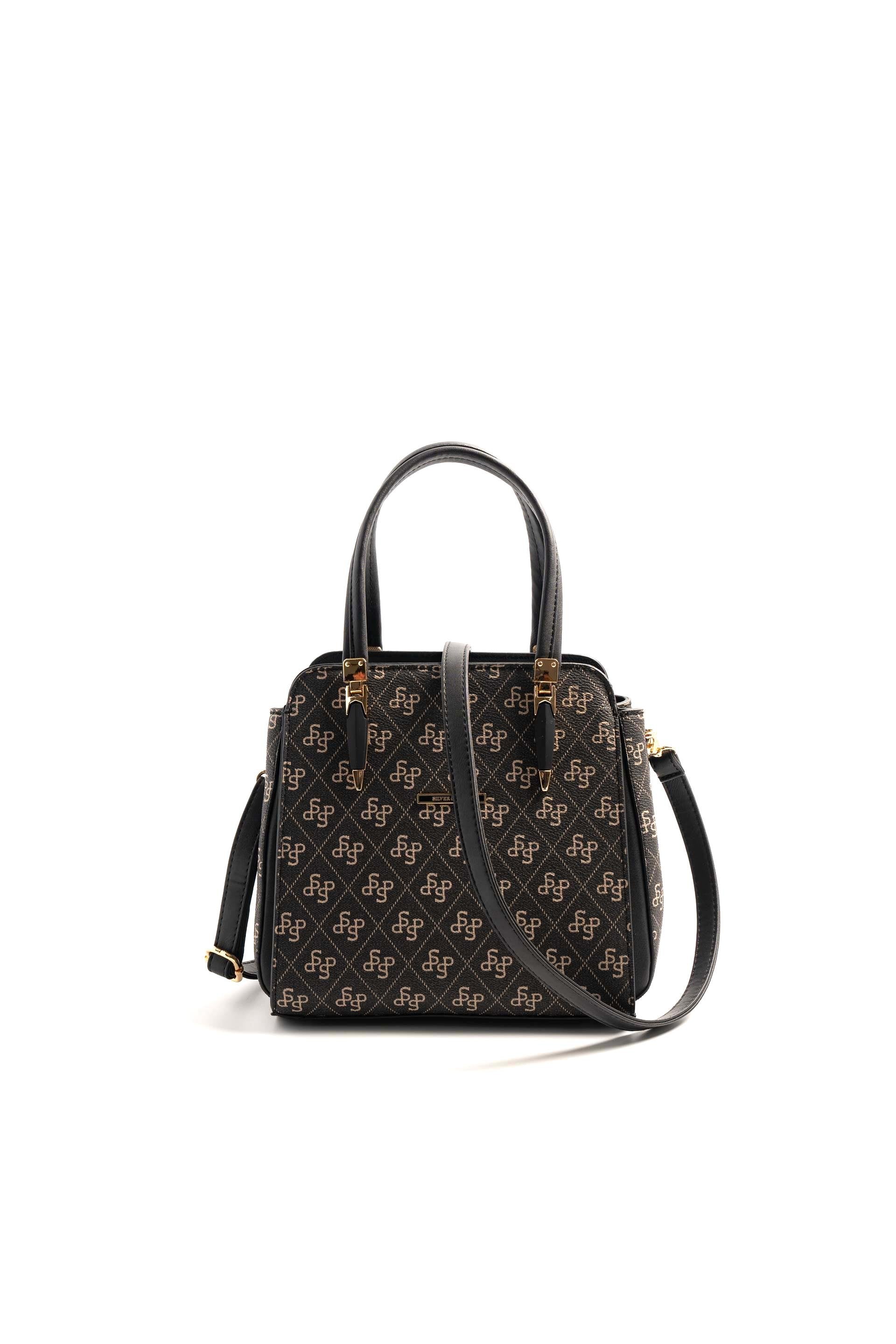 Silver & Polo Füme - Siyah SP1136 Kadın El Çantası