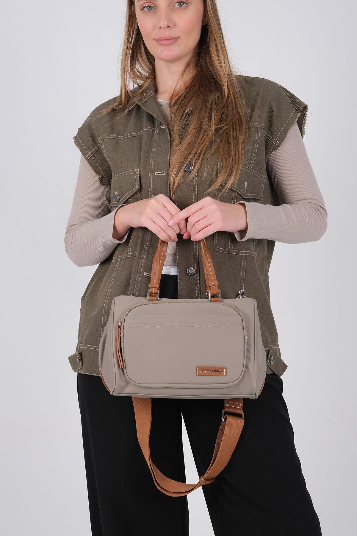 Silver & Polo SP1227 Kadın Omuz Çantası Yeşil-Taba