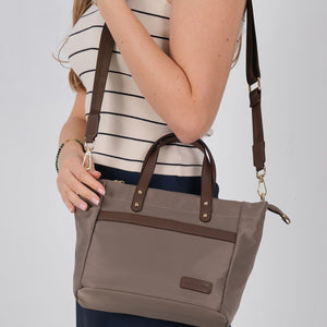 Silver & Polo SP1214 Kadın El Çantası Kum-Kahve