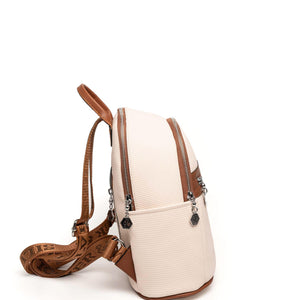 Silver & Polo Bej - Taba SP1161 Kadın Sırt Çantası