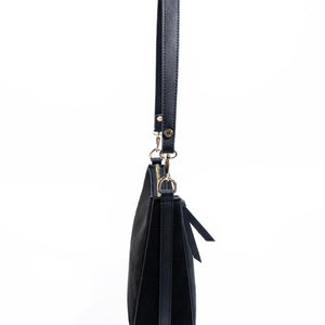 Silver & Polo SP1259 Kadın Omuz Çantası Süet Siyah