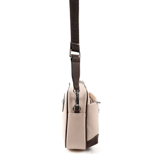 Silver & Polo Bej - Kahve SP1094 Kadın Çapraz Çanta