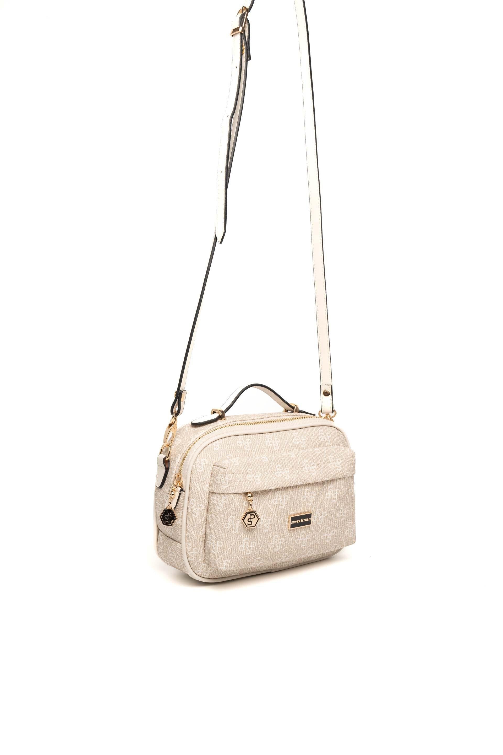 Silver & Polo Taş - Kemik SP1186 Kadın Çapraz Çanta