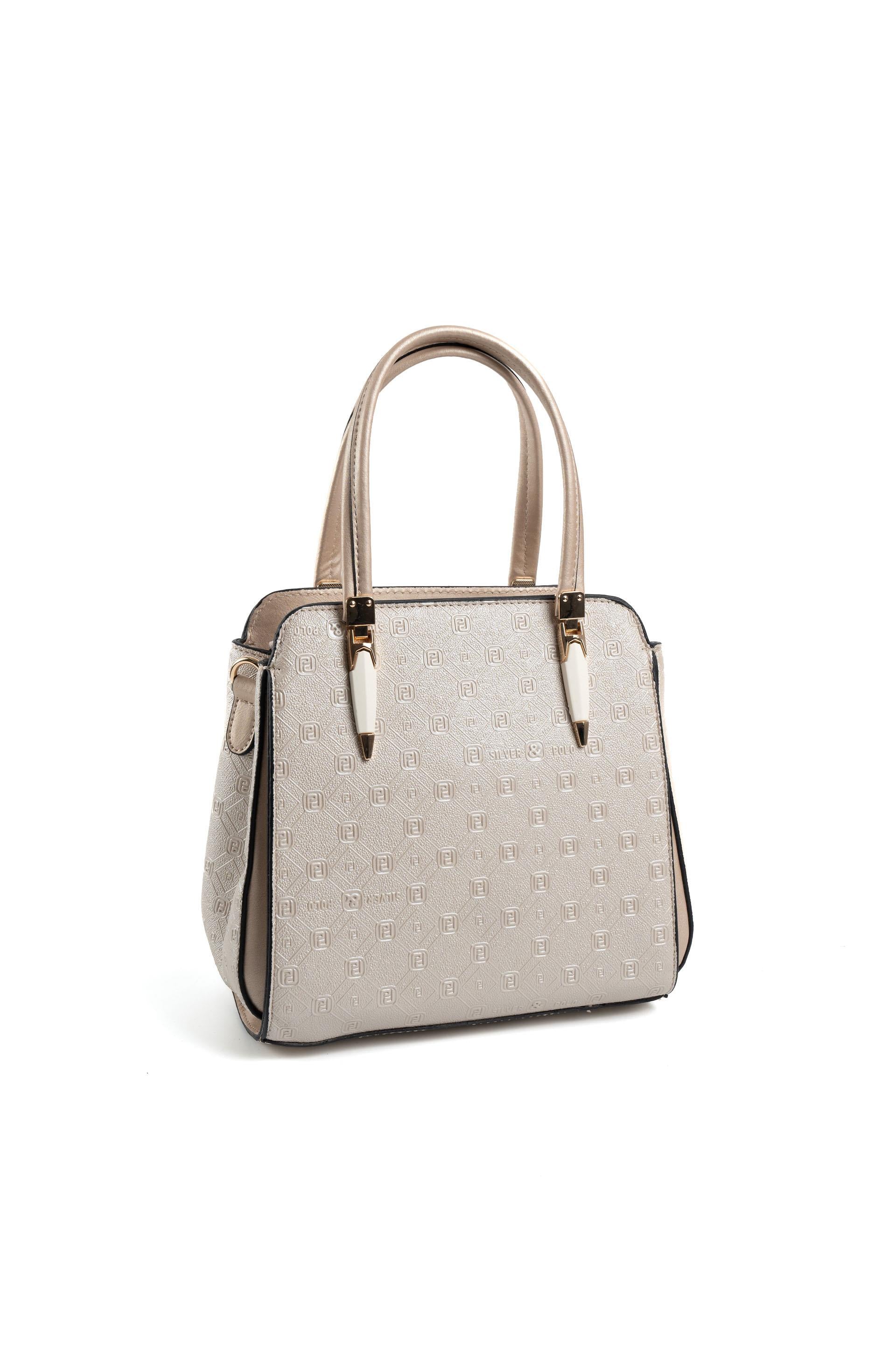 Silver & Polo Bej SP1136 Kadın El Çantası