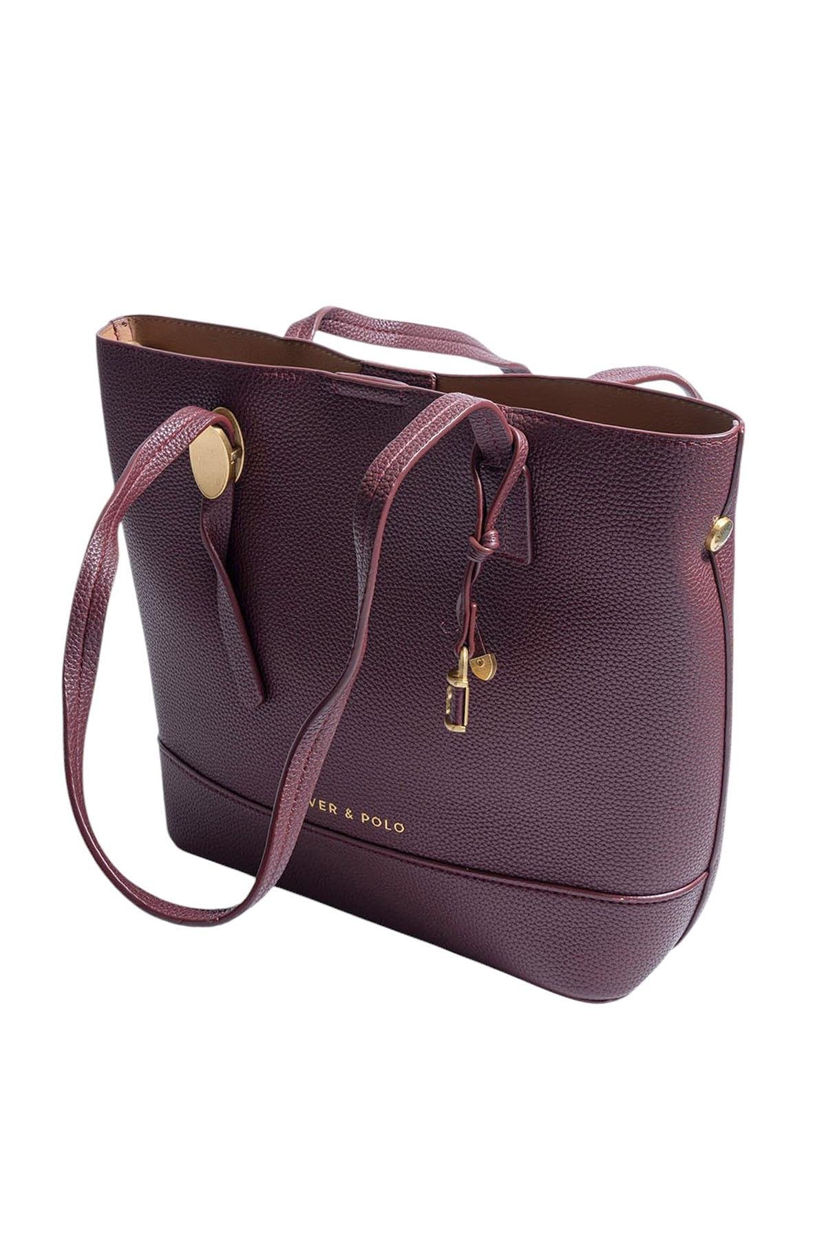 Silver & Polo SP1243 Kadın Omuz Çantası Bordo