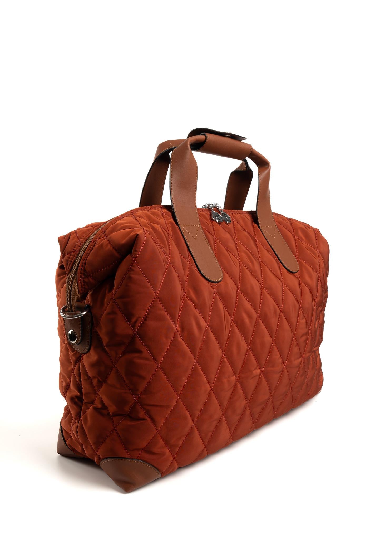 Silver & Polo Kiremit - Taba SP1141 Kadın Seyahat Çantası