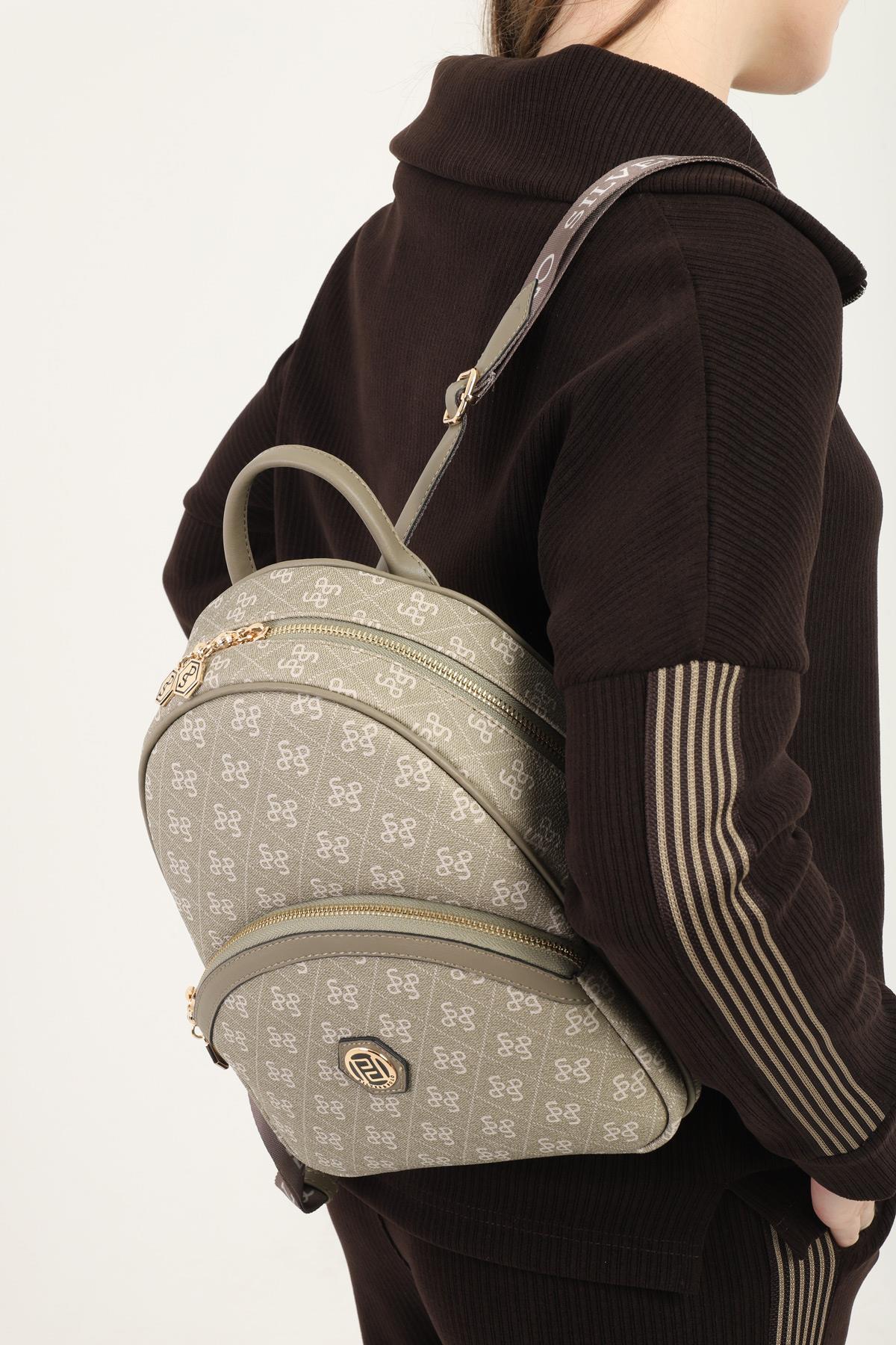 Silver & Polo Yeşil SP945 Kadın Sırt Çantası