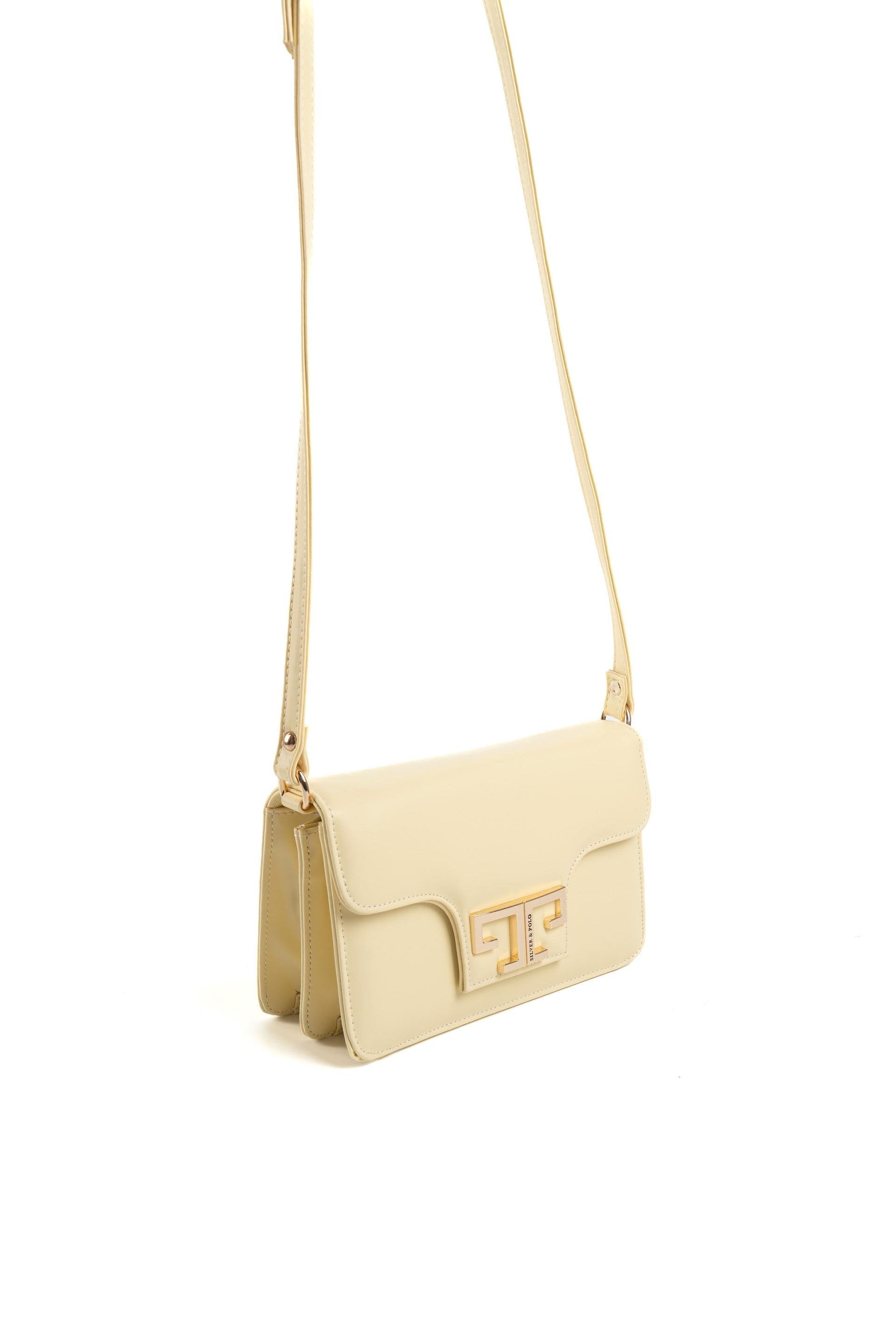 Silver & Polo Sarı SP1170 Kadın Çapraz Çanta