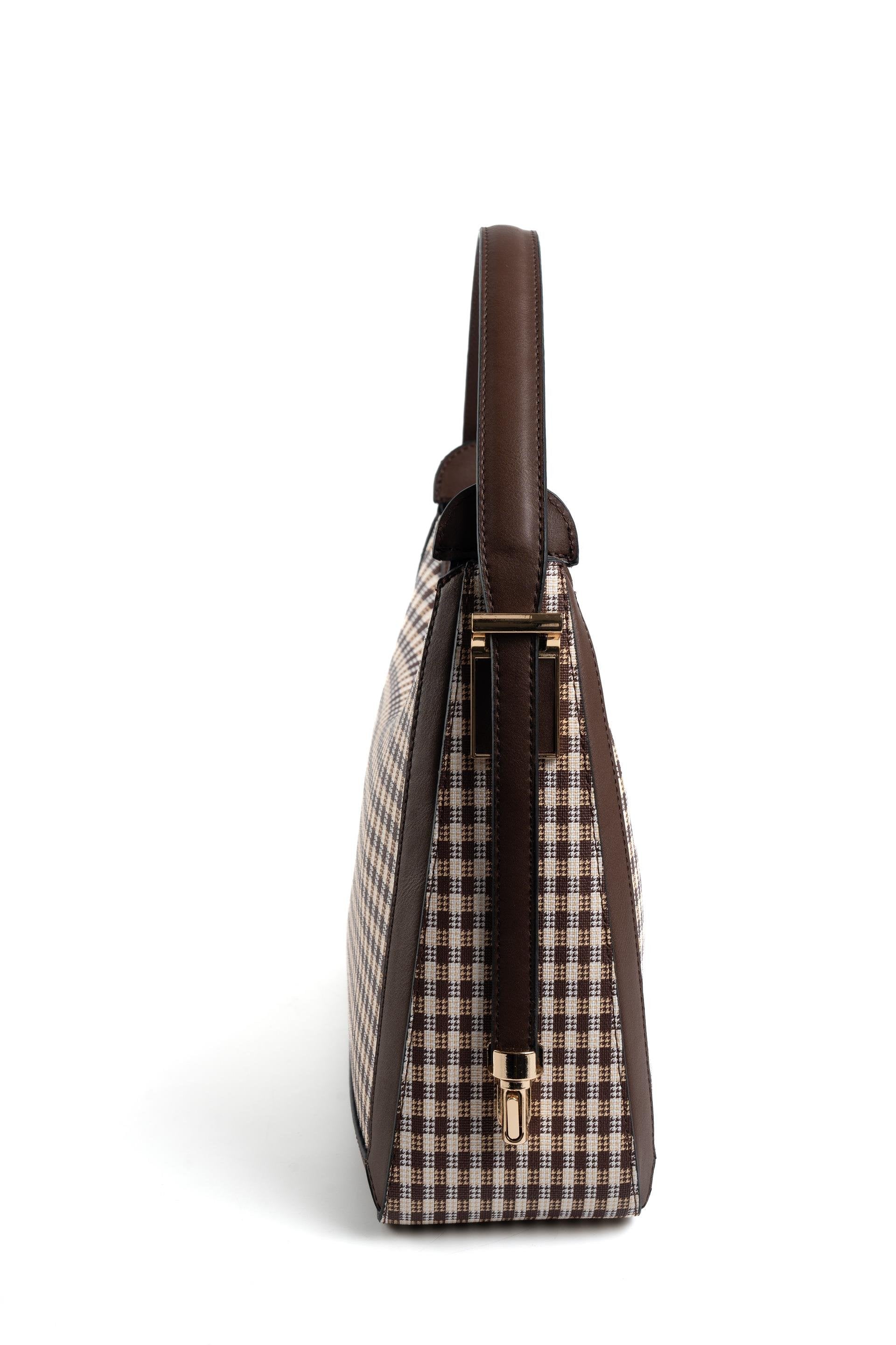 Silver & Polo Kahve Sarı - Kahve SP1187 Kadın Omuz Çantası