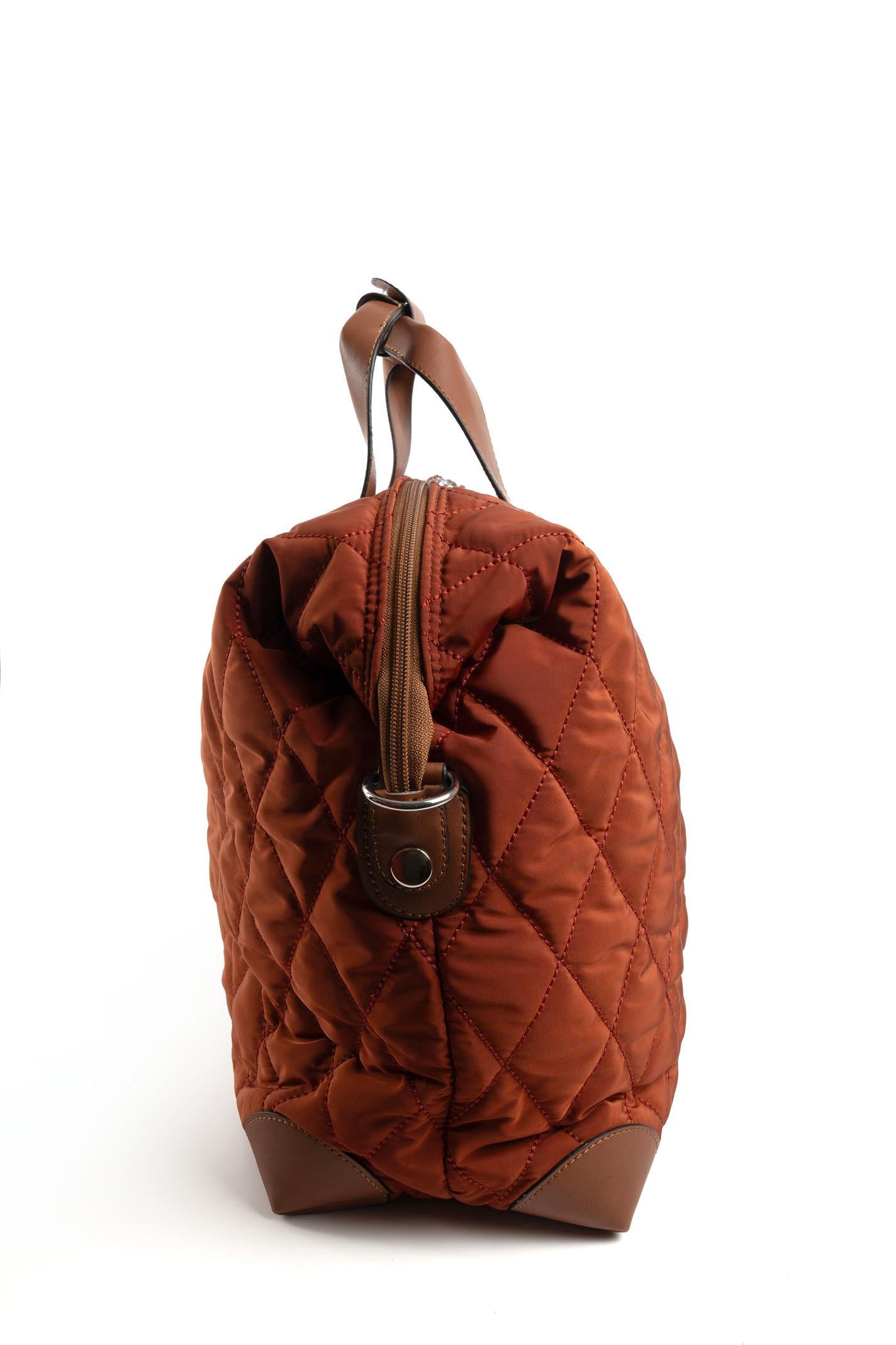 Silver & Polo Kiremit - Taba SP1141 Kadın Seyahat Çantası