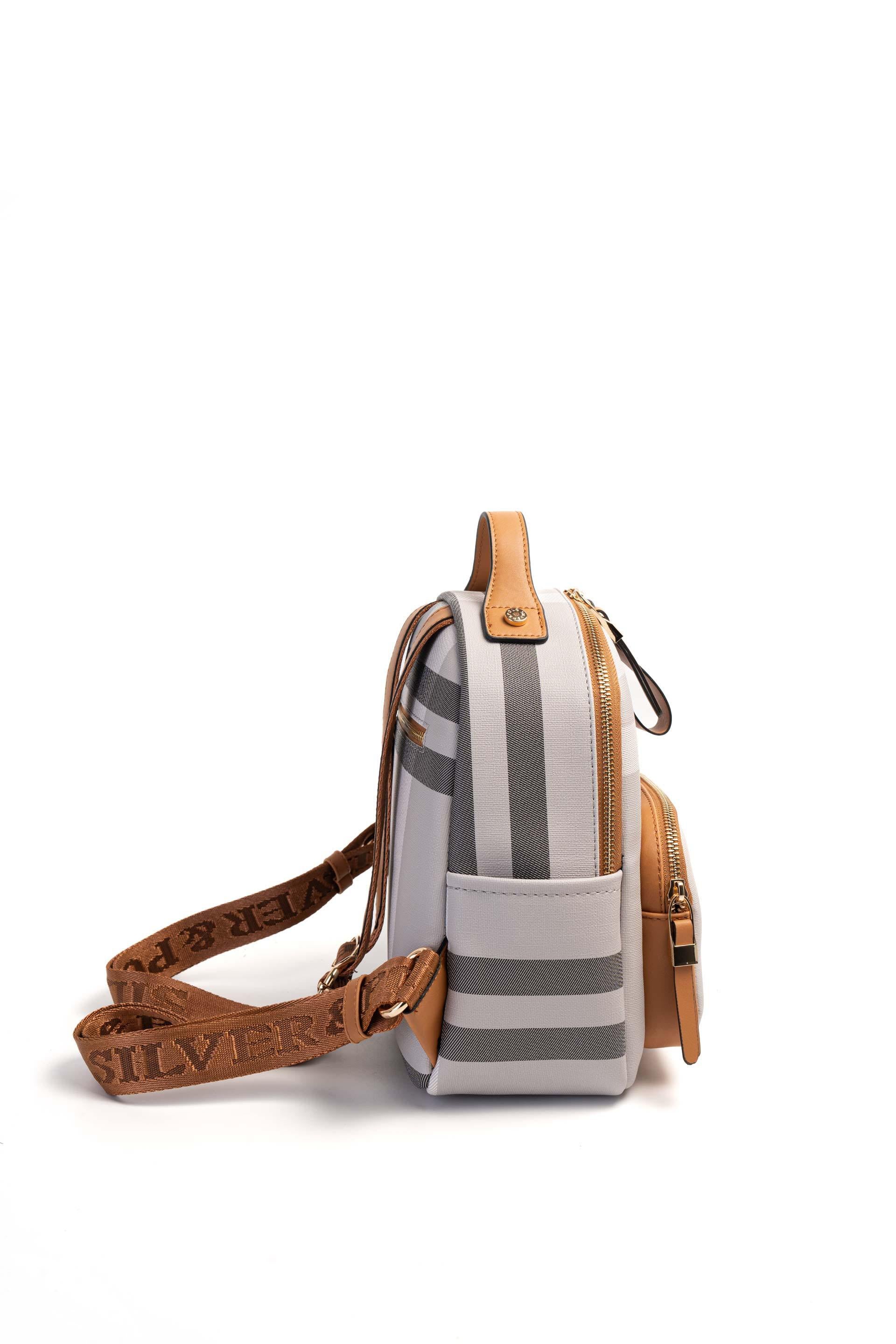 Silver & Polo A.Gri - A.Taba SP1130 Kadın Sırt Çantası