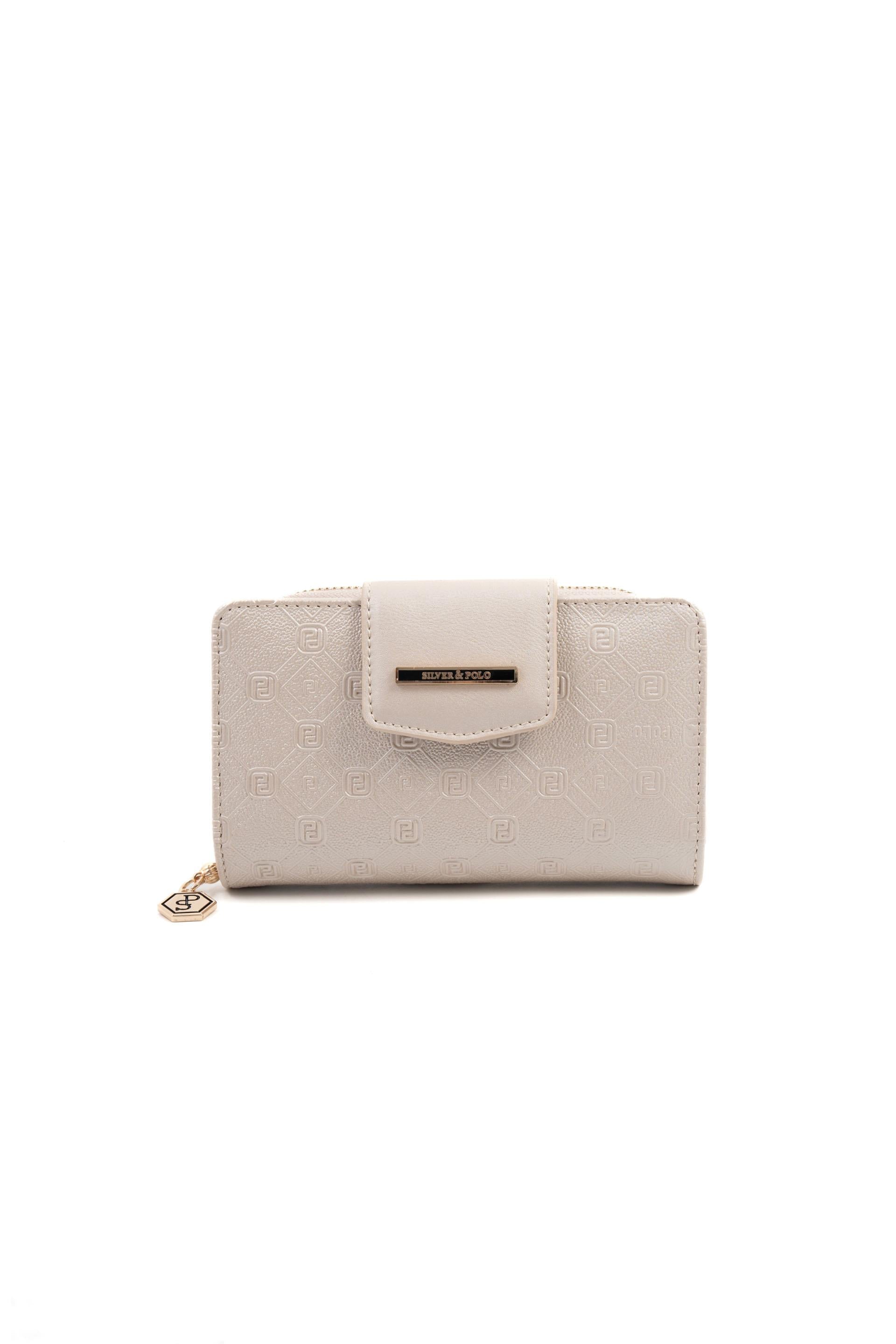 Silver & Polo Bej - S.Bej SP1202 Kadın Cüzdan & Kartlık