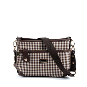 Silver & Polo Kahve Sarı - Kahve SP1160 Kadın Çapraz Çanta