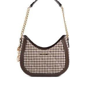 Silver & Polo Kahve Sarı - Kahve SP1168 Kadın Omuz Çantası