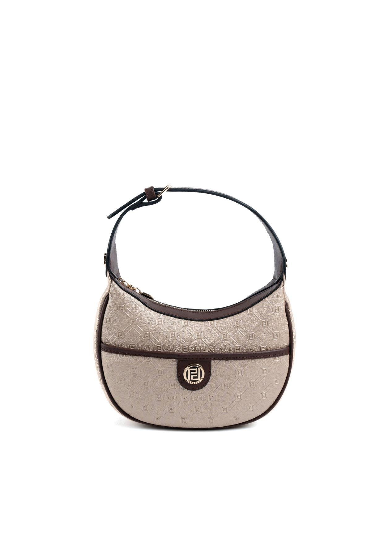 Silver & Polo Nut - Kahve SP1194 Kadın Omuz Çantası