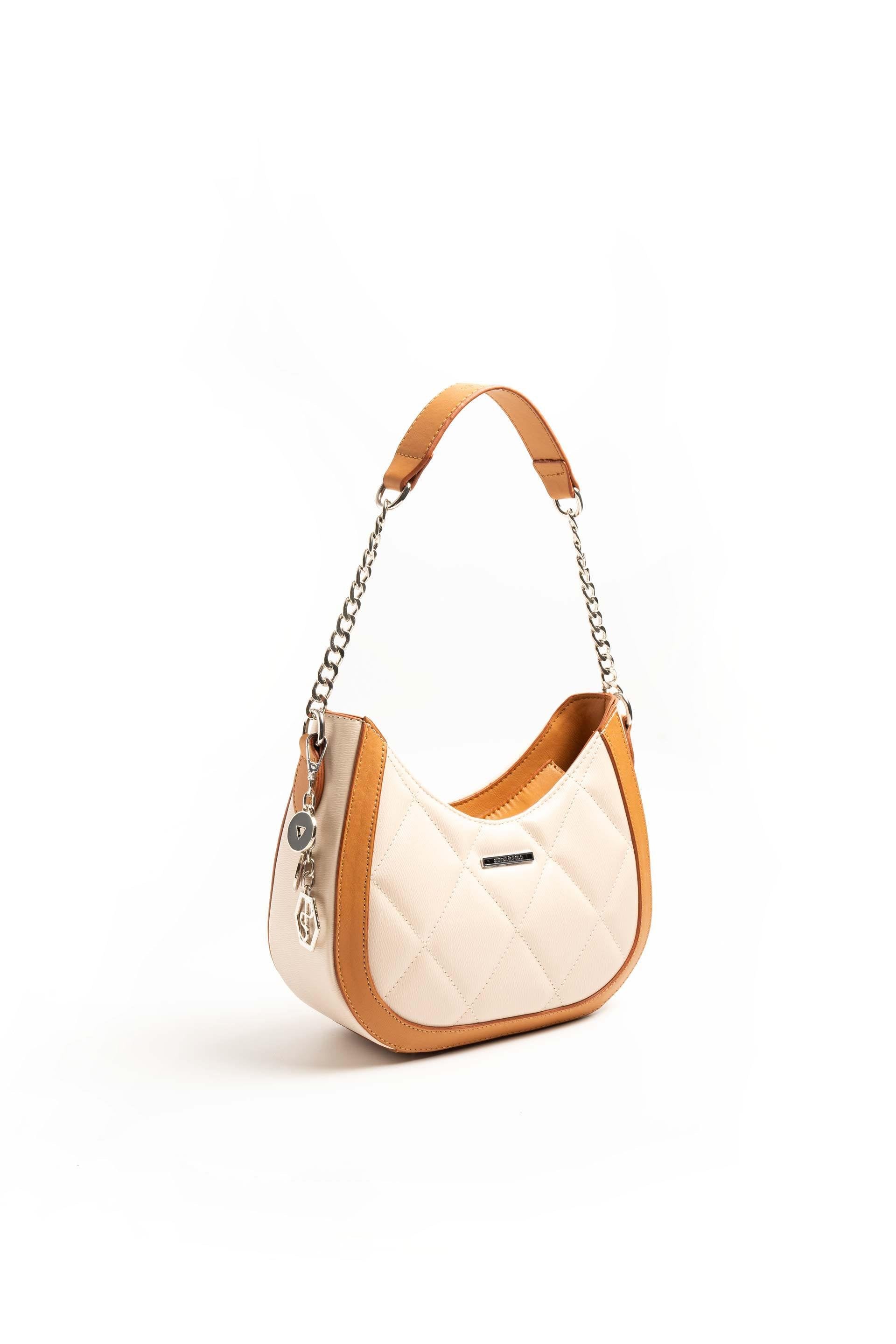 Silver & Polo Bej - A.Taba SP1168 Kadın Omuz Çantası