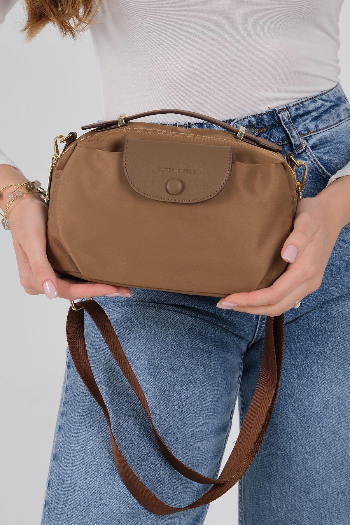 Silver & Polo SP1223 Kadın Çapraz Çanta Tütün-Kahve